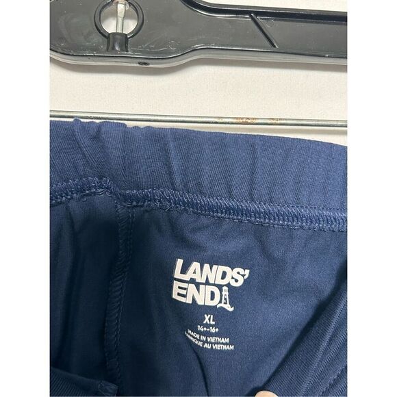 Lands End Navy Blue leggings size 14-16 Plus C34-17-5 - Picture 3 of 3